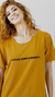 Camiseta Atitude, Poder e Respeito Amarelo Queimado Estonada