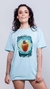 Camiseta Estonada Caju Gogh Azul
