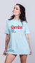 Camiseta Estonada Samba Sem Etiqueta Azul