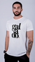 Camiseta Estonada A Fio Galado Grunge Off White