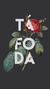 Camiseta Floral Tá Foda Chumbo A Fio Amandrafts - comprar online