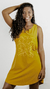 Vestido Caju Line Amarelo Queimado Estonado - comprar online