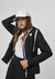 Campera Liviana Mujer Microfibra Mesh Negro