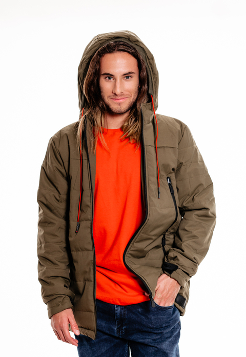 Campera Abrigo Glaciar Verde Militar 124