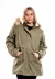 Parka Mujer con Corderito Alaska Verde 7100