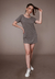 Vestido con Manga Gris - tienda online