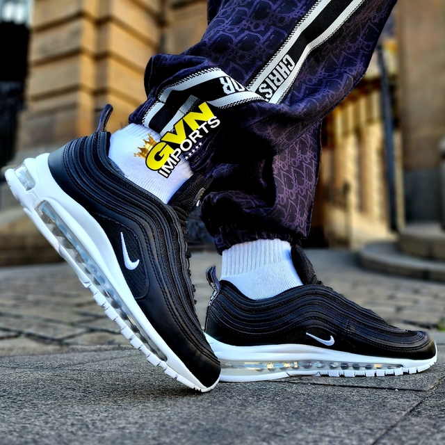 Nike Air Max 97 Preto Com Branco - Gvn Imports