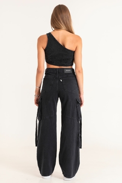 Pantalón cargo (BLACK VIERA) - comprar online