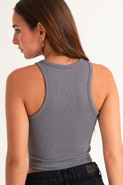 Top de morley modal con lycra escote cerrado (TOTEL) - comprar online