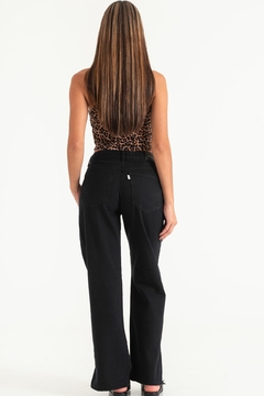 Pantalón recto (BLACK MILO) - comprar online