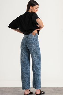 Imagen de Wide leg estampado denim (JOANA)