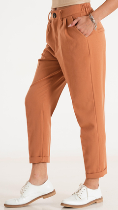 Pantalón sastrero con pinza y dobladillo en ruedo (GALLIN) - comprar online