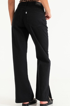 Pantalón recto (BLACK MILO) - tienda online