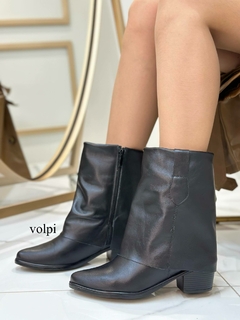 Bota Volpi Western Preta - Capa - Volpi Shoes
