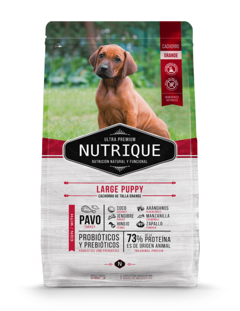 Alimento para perro cachorro grande Large Puppy Nutrique