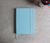 Caderneta A5(Miolo colorido): Azul pastel