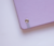 Caderno Espiral: Roxo pastel na internet