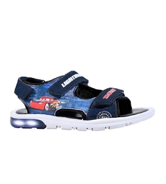 Sandalia Cars 1026 Race Mcqueen Azul Con Luz al Pisar (T.26-32)