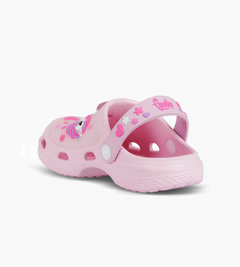 CL791 CHINELAS CLOGS CON LUZ ROSA - comprar online