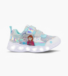 ZAPATILLA FRZ137 FROZEN AQUA CON LUZ AL PISAR