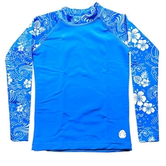 REMERA AZUL UV50 TEENS ALOHA talle : 8 al 16 - comprar online