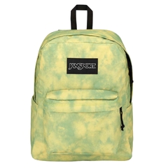 MOCHILA JANSPORT SUPERBREAK PLUS ACID ROCK GREEN CON PORTA NOTEBOOK - comprar online