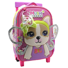 Mochila 908 12" CARRO SOFIA MARIPOSA ROSA - comprar online