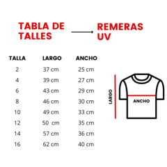 REMERA UV 50 MANGA LARGA Azul Talle: 2 al 6 - comprar online