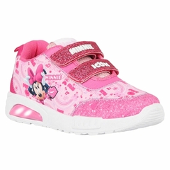 ZAPATILLAS POP MINNIE 0324 ICON FUCSIA CON LUZ AL PISAR (T.23-28)