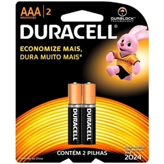 PILHA AAA PALITO COMUM C/ 2 UNID. DURACELL - at