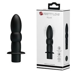 PLUG ANAL E VIBRADOR A PILHA - WYATT - PRETTY LOVE - SI