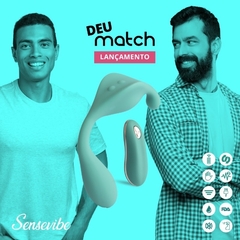 VIBRADOR E ESTIMULADOR RECARREGÁVEL MATCH - A SÓS - Investida | Sex Shop Online 