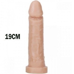 PENIS DE BORRACHA BEGE 19,5 X 4,0 CM BLISTER - comprar online