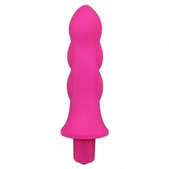 VIBRADOR ESCALONADO EM SILICONE COM 7 VIBRAÇÕES IMPORTAÇÃO - ROSA - comprar online