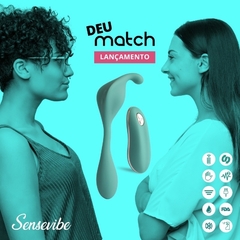 VIBRADOR E ESTIMULADOR RECARREGÁVEL MATCH - A SÓS - comprar online