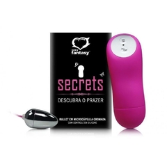 VIBRADOR BULLET SECRETS C/ 12 PULSAÇÕES SEXY FANTASY - comprar online