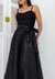 Imagem do Vestido Princessa Debutante Preto Longo