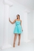 Vestido Debutante Azul Tiffany - comprar online