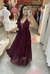 Vestido Camponesa Luxo Marsala - Vestidos de Princesa K