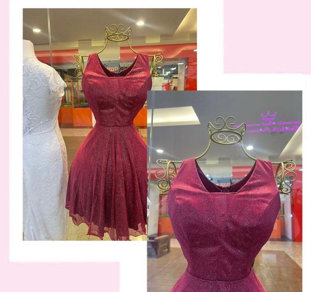 Vestido Marsala Princesa