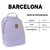 Mochila Barcelona tiza - comprar online