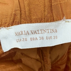 Calça marrom pantalona Maria Valentina TAM: 38 - Brechó Versátil Santo André