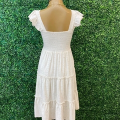 Vestido branco mídi TAM: P - comprar online