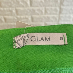 Imagem do Shorts saia verde com cinto Glam TAM: G