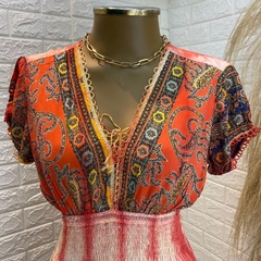 Vestido indiano longo TAM: P - Brechó Versátil Santo André
