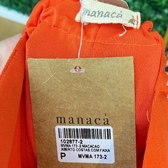 Macacão laranja Manacá novo TAM: P - Brechó Versátil Santo André