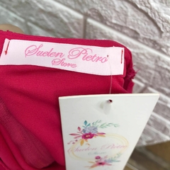 Vestido longo Rosa Pink Tam: P - Brechó Versátil Santo André