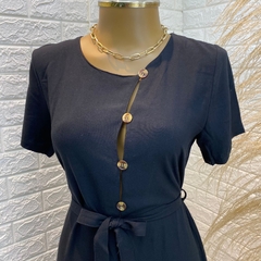 Vestido preto com cintinho TAM: M - comprar online