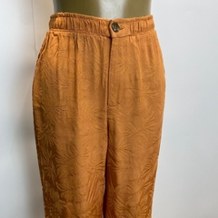 Calça marrom pantalona Maria Valentina TAM: 38 - comprar online