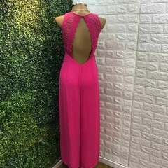 macacão rosa pink com renda Maria Valentina Tam: PP (veste um P) - comprar online